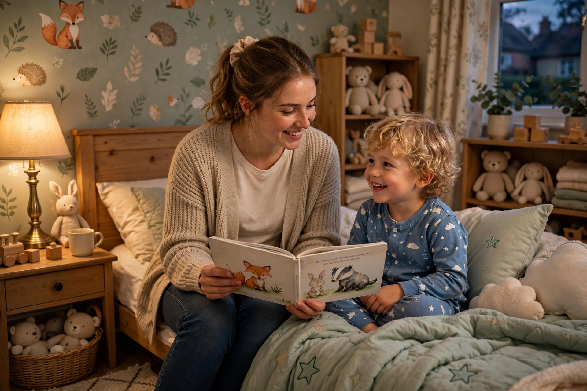 Evening babysitting Wood Green babysitter reading story